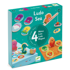  Társasjáték - Tengerben - Ludo Sea - 4 games társasjáték