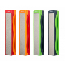  tartalék csiszoló kövek a Profi készlethez, Gyémánt, 4 db kés és bárd