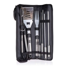  Táskás BBQ grillkészlet 7 részes sütés és főzés