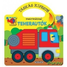  Táskás kifestő matricákkal - Teherautók gyermek- és ifjúsági könyv