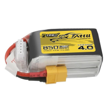 Tattu R-Line 850mAh 14.8V 130C 4S1P  XT60 akkumulátor (TAA8504S13X6) (TAA8504S13X6) távirányítós modell