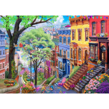 Tavaszi Város Puzzle 500 Darab puzzle, kirakós