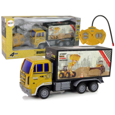 Távirányítós építőipari teherautó, sárga, 1:24-es méretarány távirányítós modell