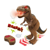  Távirányítós T-Rex füst és fény efekttel BUKI