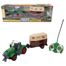  Távirányítós traktor ló szállító pótkocsival távirányítós modell