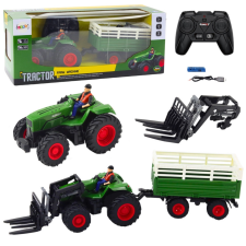  Távirányítós traktor utánfutóval és villákkal távirányítós modell