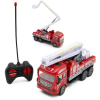  Távirányítós tűzoltóautó kihúzható emelőkosárral