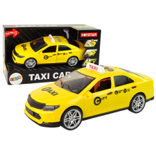 Taxi játékautó hang- és fényhatásokkal autópálya és játékautó