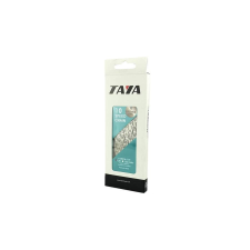 TAYA e-Deca-101 kerékpár lánc, 10 sebességes elektromos kerékpárokhoz, 128 szem, ezüst kerékpár hajtómű