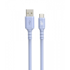 TB AKTBXKUCMISI10F USB-A apa - USB-C apa 2.0 Adat és töltő kábel - Lila (1m) (AKTBXKUCMISI10F)