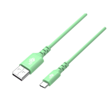 TB AKTBXKUCMISI20Z USB-A apa - USB-C apa 2.0 Adat és töltőkábel - Zöld (2m) kábel és adapter
