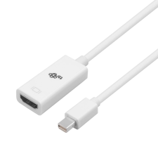 TB Touch Mini DisplayPort - HDMI kábel 0.15m - Fehér kábel és adapter