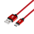 TB USB-A apa - USB-C apa 2.0 Adat és töltő kábel - Piros (1,5m) (AKTBXKUCSBA150M)