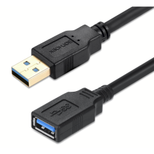 TB USB-C anya - USB-C apa 3.0 hosszabbító kábel - Fekete (15m) (AKTBXKU32KONF15) kábel és adapter