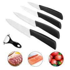  TD 5 részes kerámiabevonatos, rozsdamentes acél kés készlet zöldséghámozóval (BBL) kés és bárd