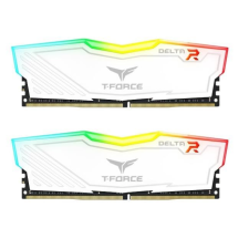 Team Group 16GB 3200MHz DDR4 RAM Team Group T-Force Delta RGB CL16 white (2x8GB) (TF4D416G3200HC16CDC01) memória (ram)