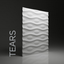 Tears gipsz falpanel grafika, keretezett kép