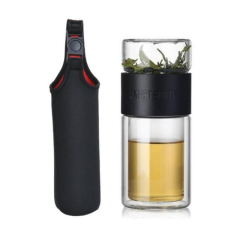 Teásbögre szűrővel és kulacstartó tokkal bögrék, csészék