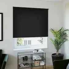 TEBA fényáteresztő vászon roló, FEKETE (90*150 cm) lakástextília