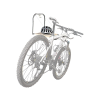 Tech Fali kerékpártartó 2 biciklis számára