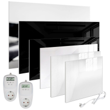 Tech Infra panel üveg borítással fehér színben 450W hűtés, fűtés szerelvény