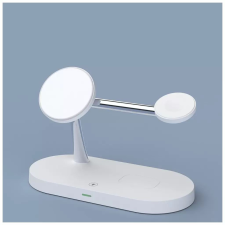 Tech-Protect A12 3az1-ben QI töltő fehér (126282) (tp126282) - Vezeték nélküli töltők mobiltelefon kellék