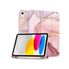Tech-Protect Apple iPad 10.9 (2022) tablet tok (Smart Case) on/off funkcióval, Apple Pencil  tartóval - Tech-Protect - marble (ECO csomagolás)