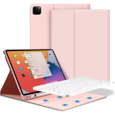 Tech-Protect Apple iPad Pro 11 (2020 / 2021 / 2022) Tech-Protect SC Pen Keyboard flip tablet tok qwerty billentyűzettel (angol), Rózsaszín tablet tok