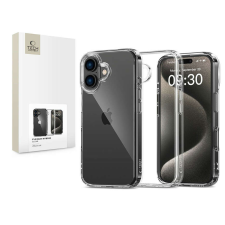 Tech-Protect FlexAir Hybrid szilikon tok - Apple iPhone 16 - átlátszó tok és táska