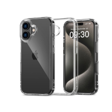 Tech-Protect FlexAir Hybrid szilikon tok - Apple iPhone 16 - átlátszó (TP311620) tok és táska