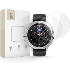 Tech-Protect Glass Fit+ Samsung Galaxy Watch8 Classic (46mm) kijelzővédő üvegfólia, átlátszó (2db) mobiltelefon kellék