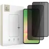 Tech-Protect GLASS SPY+ Privacy Samsung Galaxy A27 kijelzővédő üvegfólia, betekintésgátló, fekete (2db)