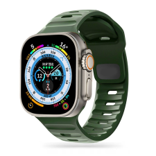 Tech-Protect Iconband Line Apple Watch 4/5/6/7/SE/8/Ultra 44/45/49mm Army Green okosóra kellék