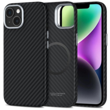 Tech-Protect Ion Carbon MagSafe tok iPhone 14, fekete/ezüst tok és táska