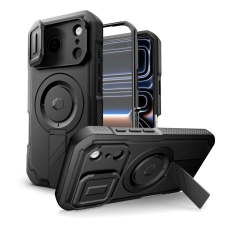 Tech-Protect Kevlar MagSafe iPhone 17 Pro Max készülékhez tok fekete tok és táska