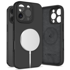 Tech-Protect Liquid Silicone MagSafe tok iPhone 16 Pro, fekete tok és táska