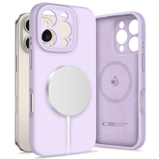 Tech-Protect Liquid Silicone MagSafe tok iPhone 16 Pro, lila tok és táska