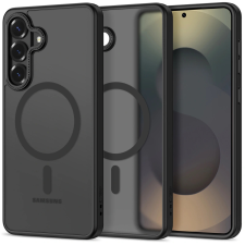 Tech-Protect Magcam Samsung Galaxy S26 Plus hátlap tok, MagSafe, áttetsző-fekete tok és táska