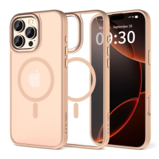Tech-Protect MagEdge MagSafe tok iPhone 16 Pro, barna tok és táska