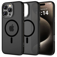 Tech-Protect MagEdge MagSafe tok iPhone 16 Pro Max - átlátszó fekete tok és táska