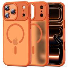 Tech-Protect MAGMAT MAGSAFE iPhone 17 Pro Max tok készülékhez – matt kozmikus narancs tok és táska