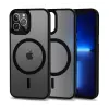 Tech-Protect Magmat MagSafe tok, Apple iPhone 12/12 Pro matt fekete