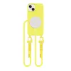 Tech-Protect Magnecklace MagSafe iPhone 14 kanári sárga nyaklánc tok