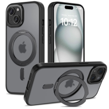 Tech-Protect Magring MagSafe tok iPhone 15, fekete tok és táska