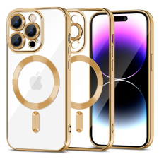 Tech-Protect Magshine Magsafe Apple iPhone 15 Pro Max gold tok és táska