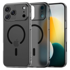 Tech-Protect MAGSLIM MAGSAFE iPhone 17 Pro Max készülékhez tok, matt fekete tok és táska