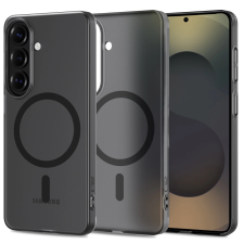 Tech-Protect MagSlim Samsung Galaxy S26 hátlap tok kitámasztóval, MagSafe, áttetsző-fekete tok és táska