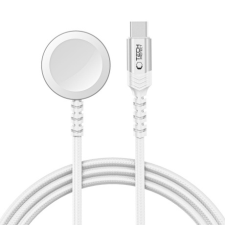 Tech-Protect MC01 mágneses töltő Apple Watch USB-C 1.2m, fehér okosóra kellék
