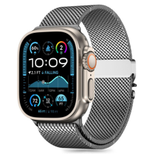 Tech-Protect Milano szíj Apple Watch 44/45/46/49mm, silver okosóra kellék