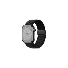 Tech-Protect Nylon Mag szíj Apple Watch 42/44/45/49mm, black okosóra kellék